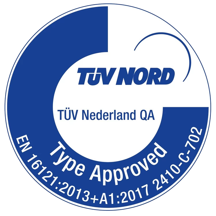 TÜV Nord certified